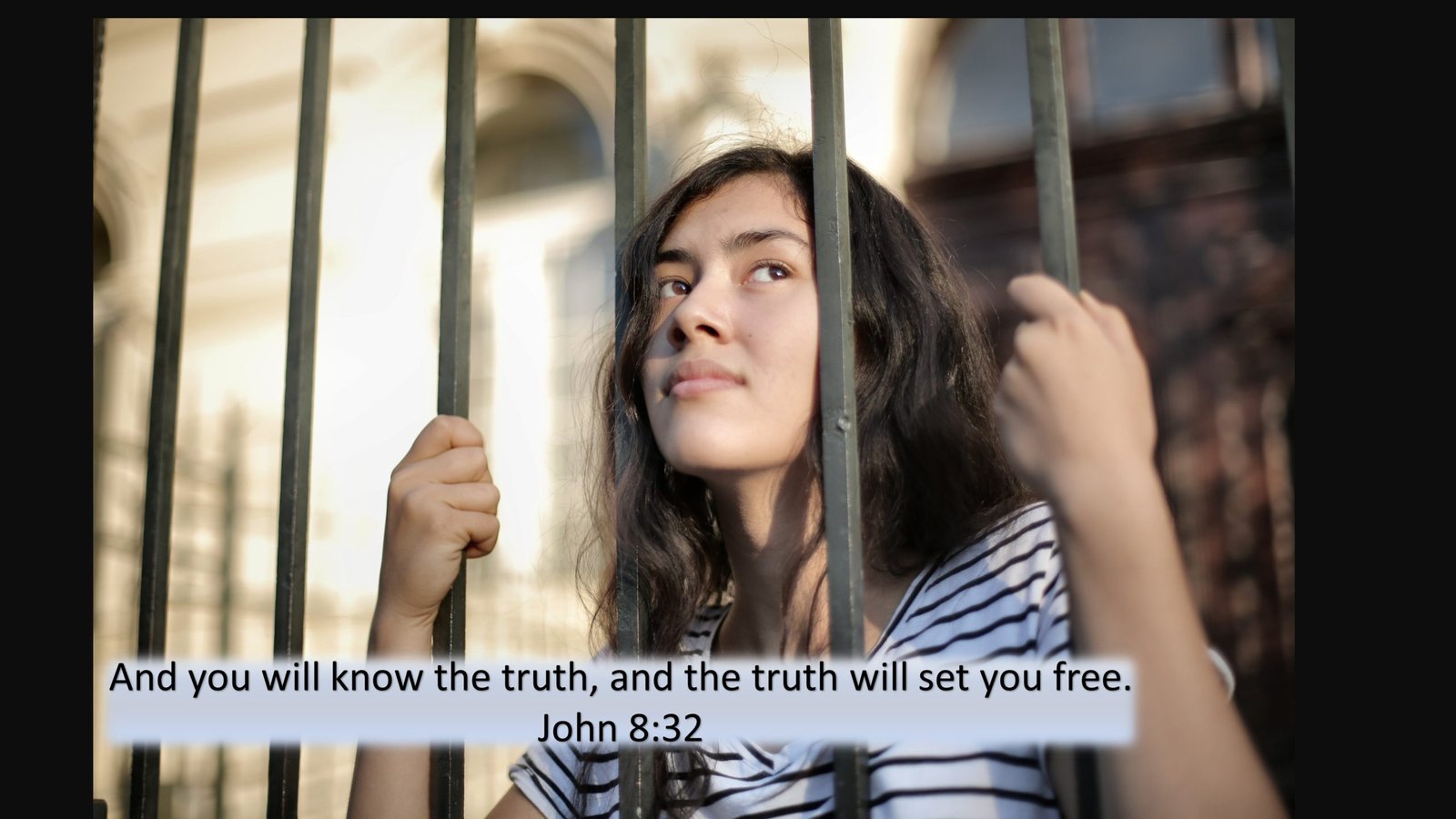 Truth will set you free.